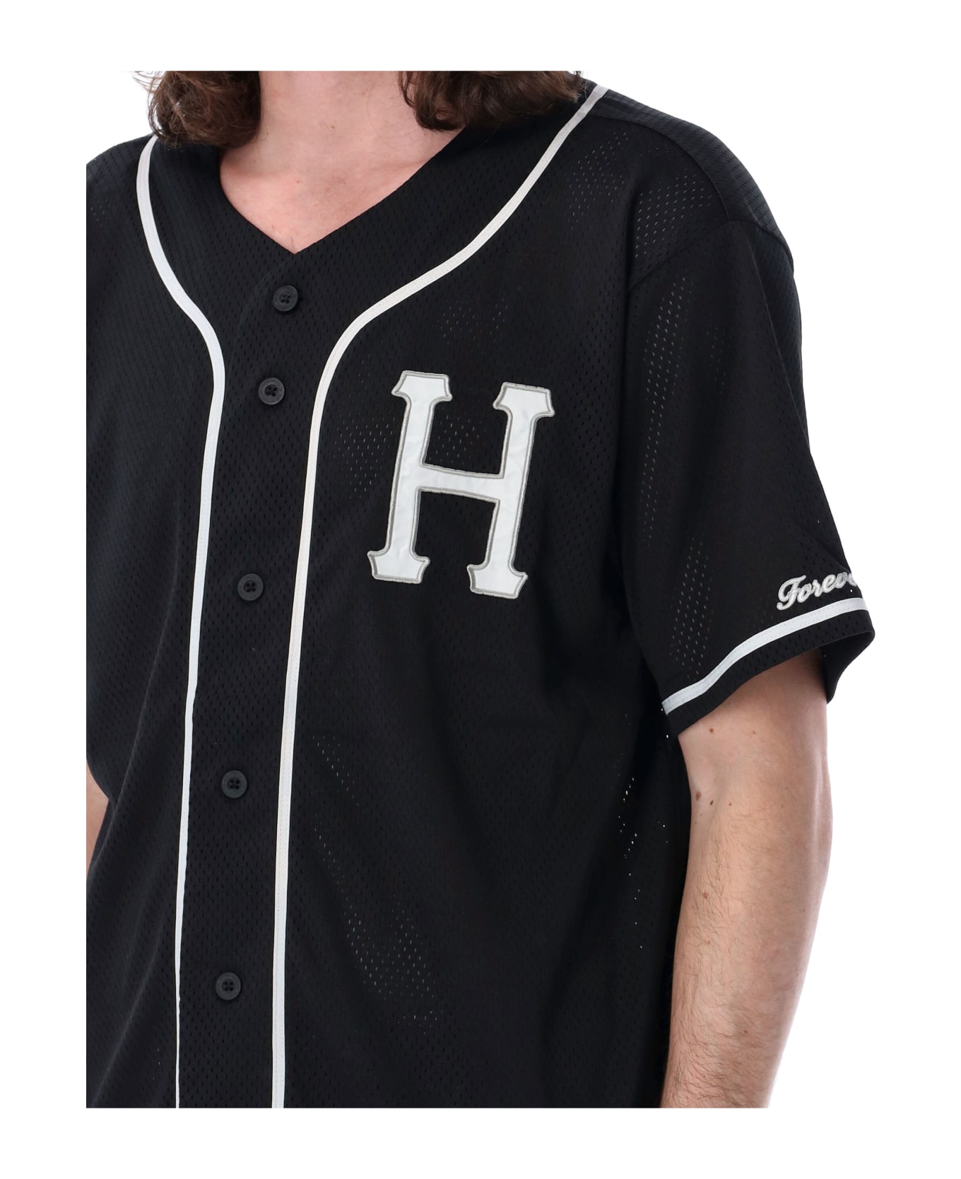HUF Baseball Mesh Shirt - BLACK