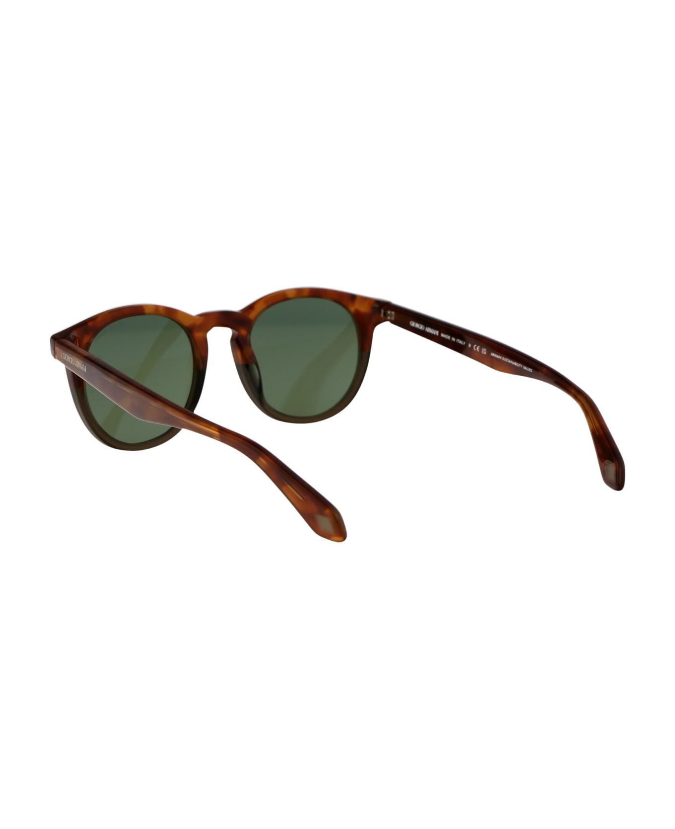 Giorgio Armani 0ar8192 Sunglasses - 598814 Havana Red/Opal Olive Green