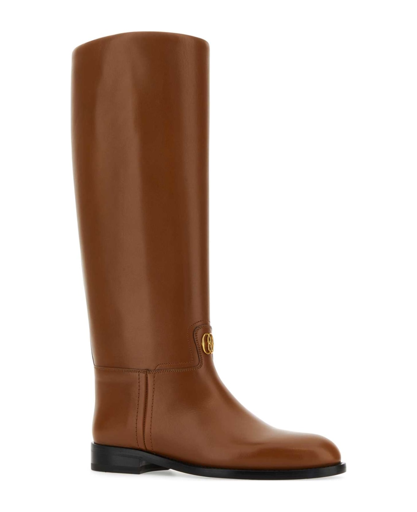 Bally Brown Leather Hollie Boots - CUERO21