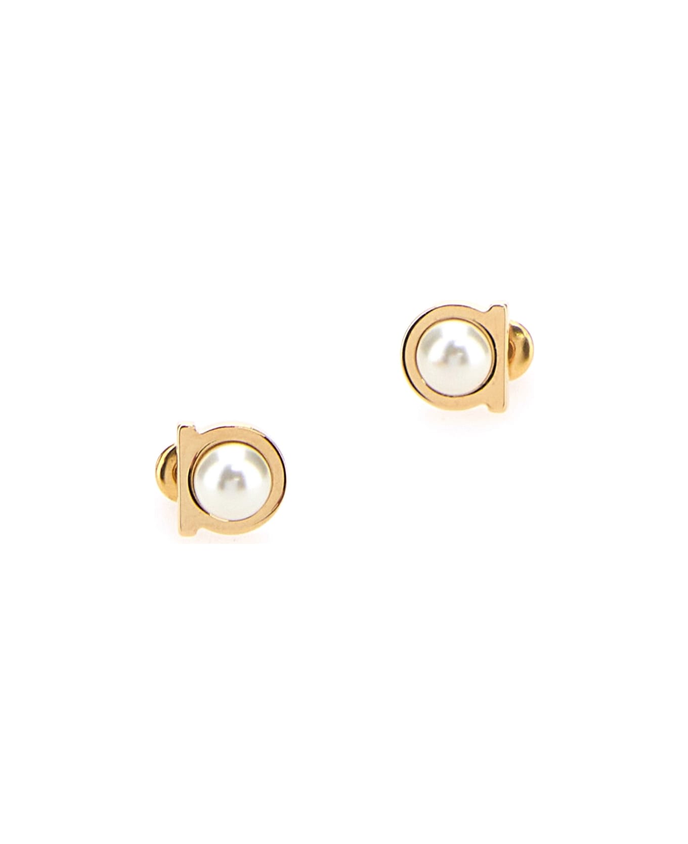 Ferragamo Stud G Pearl - STUDGANCIOPERLACREAMOROGIO
