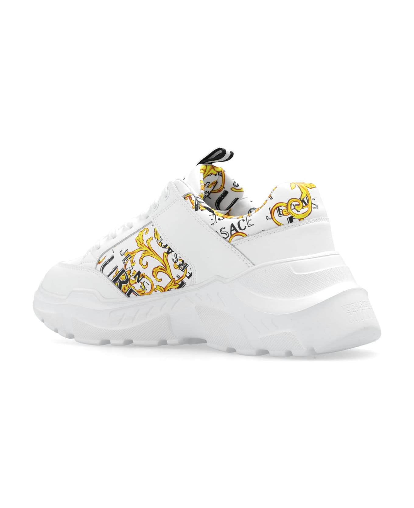 Versace Jeans Couture Printed Sneakers - White