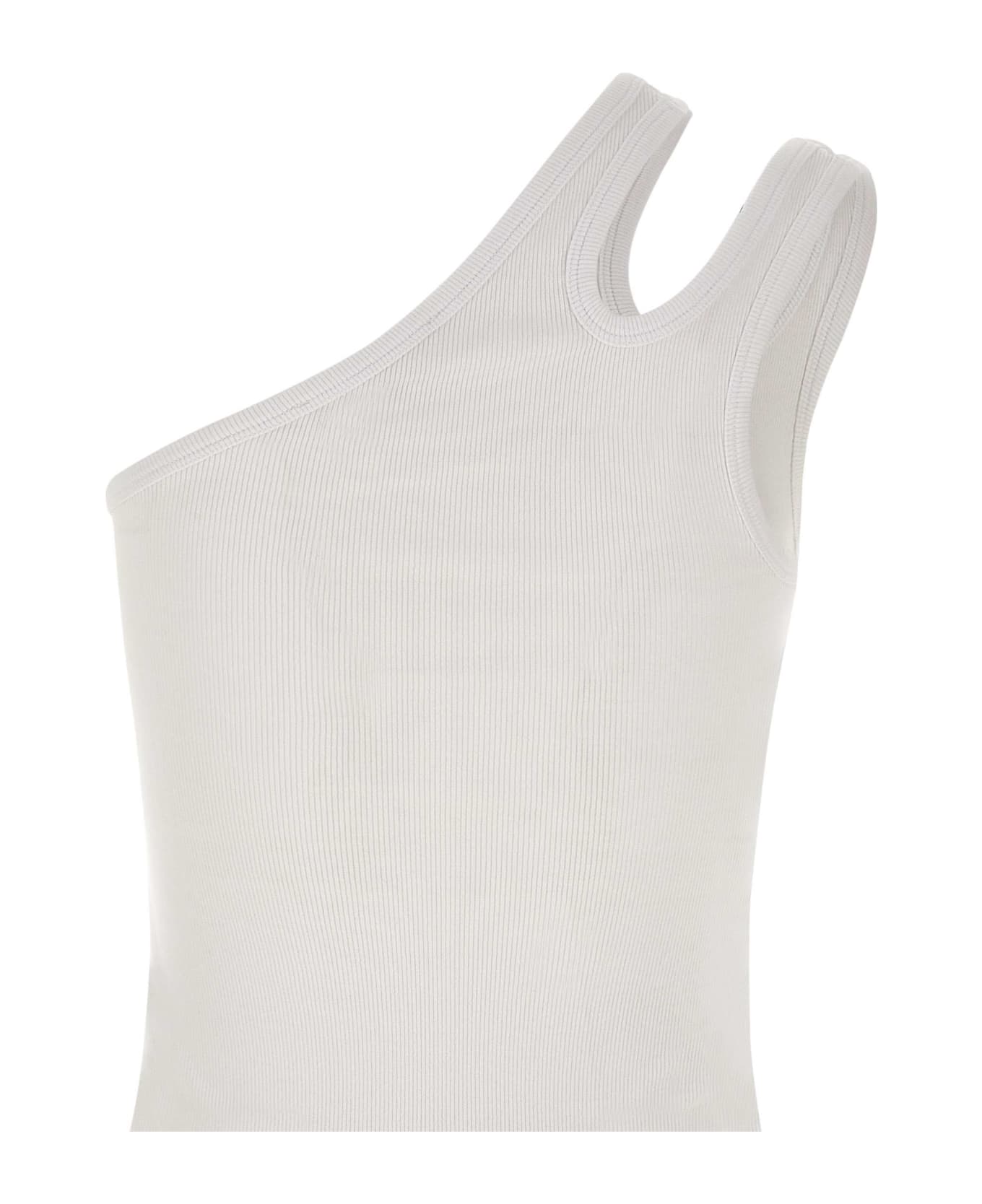 REMAIN Birger Christensen Cotton Jersey Top - WHITE タンクトップ
