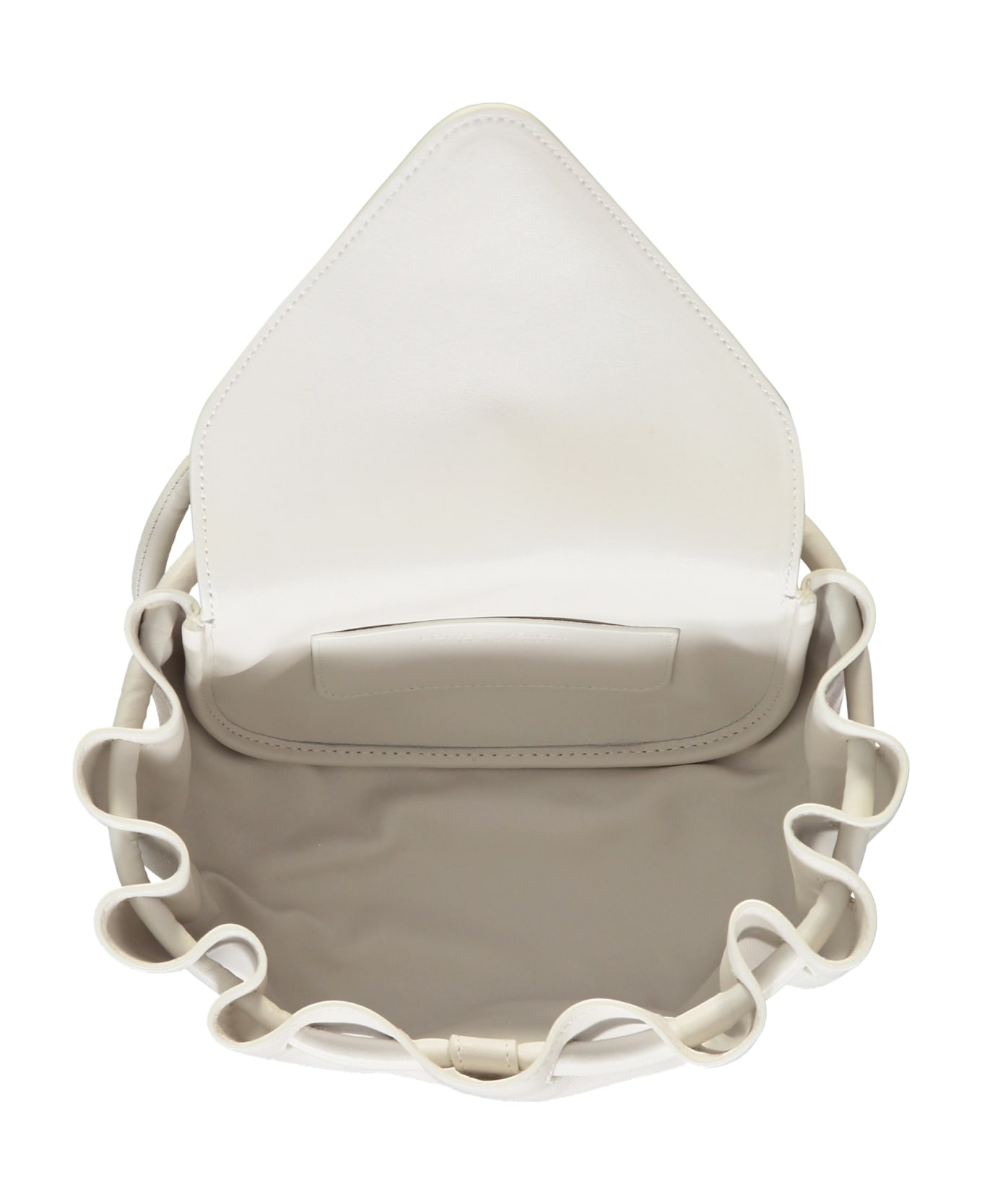 Bottega Veneta Leather Crossbody Bag - White トートバッグ