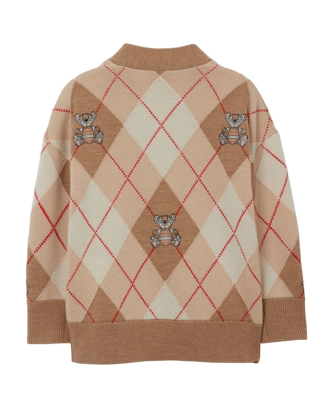 Burberry Kids Sweaters Beige - Beige