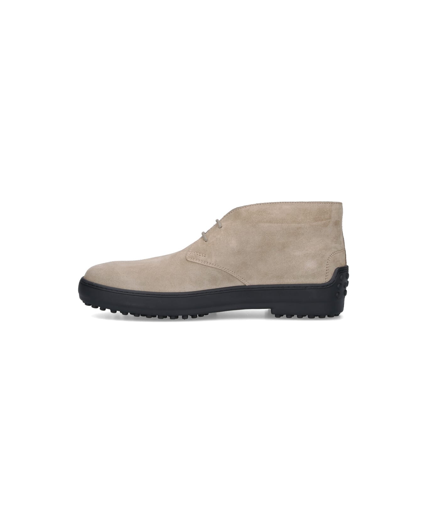Tod
s Winter Gommino Suede Ankle Boots - Beige