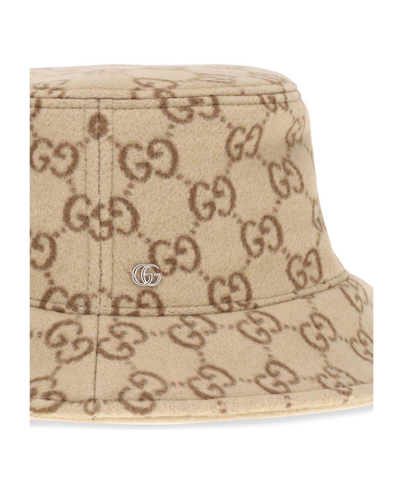 Gucci Gg Jacquard Wool Bucket Hat