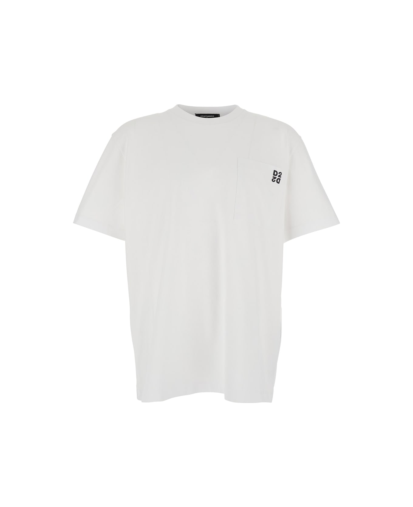 Dsquared2 Bi Pack Tee Reg Fit - White/black