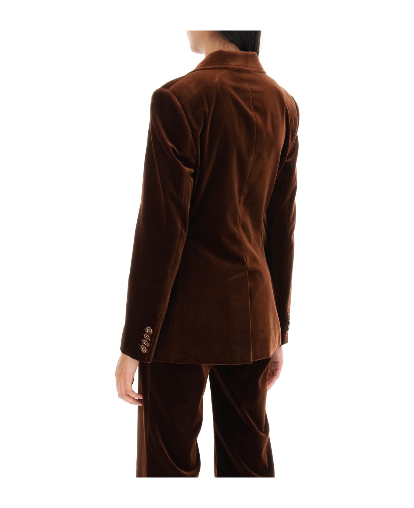 Etro Double-breasted Jacket - BROWN (Brown)
