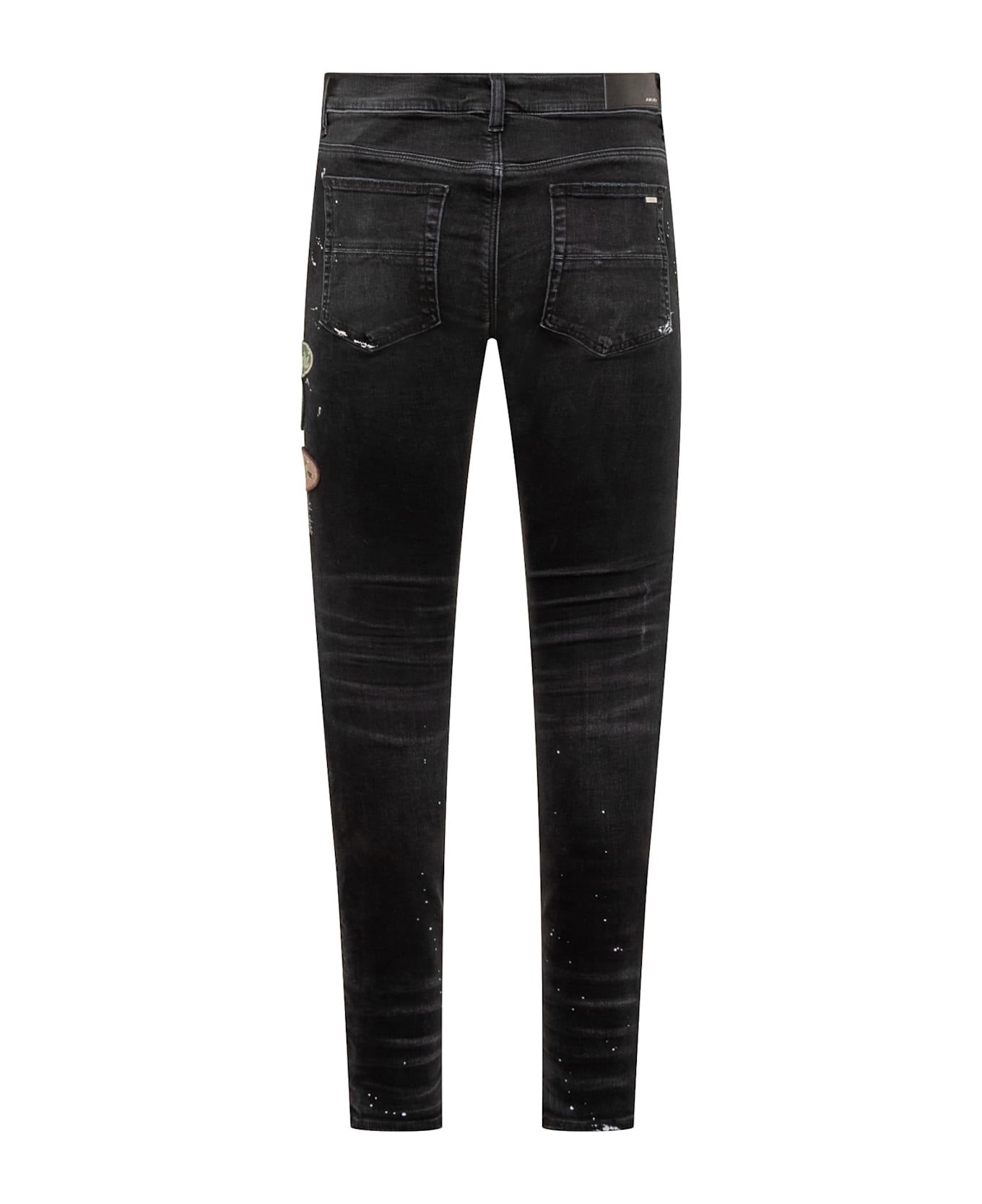 AMIRI Vintage Patch Skinny Jeans - Black