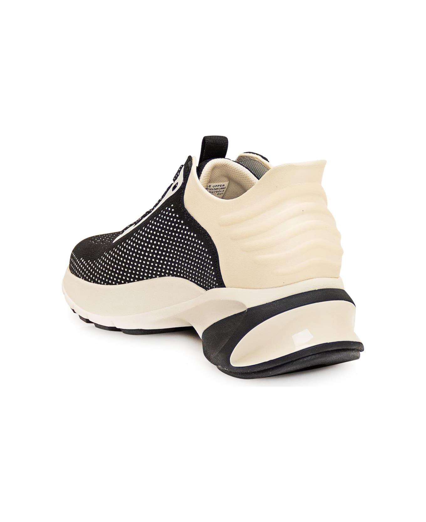 Tory Burch Good Luck Trainer Sneaker - BLACK/NEW IVORY