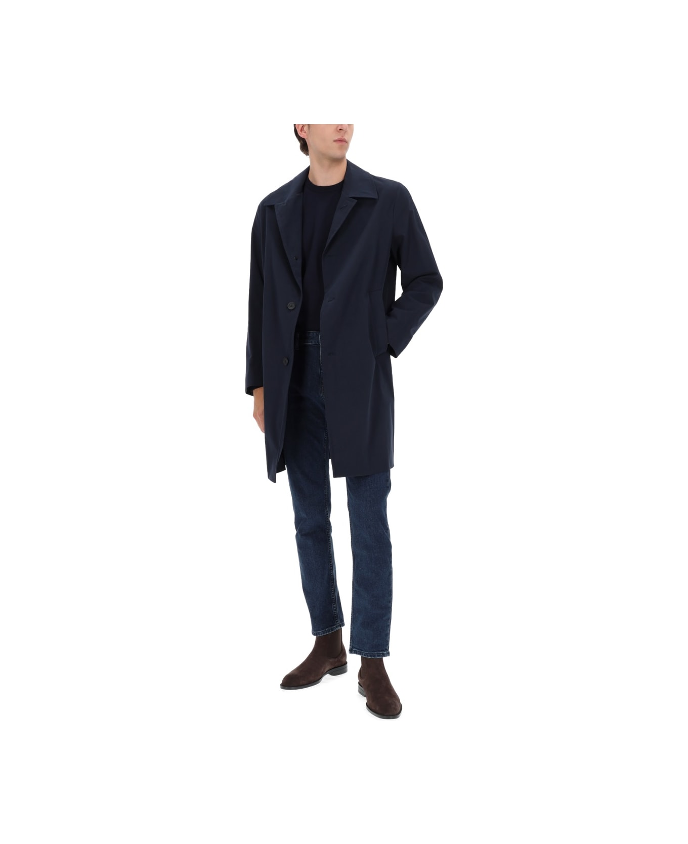 Hugo Boss "c-clark" Coat - BLUE