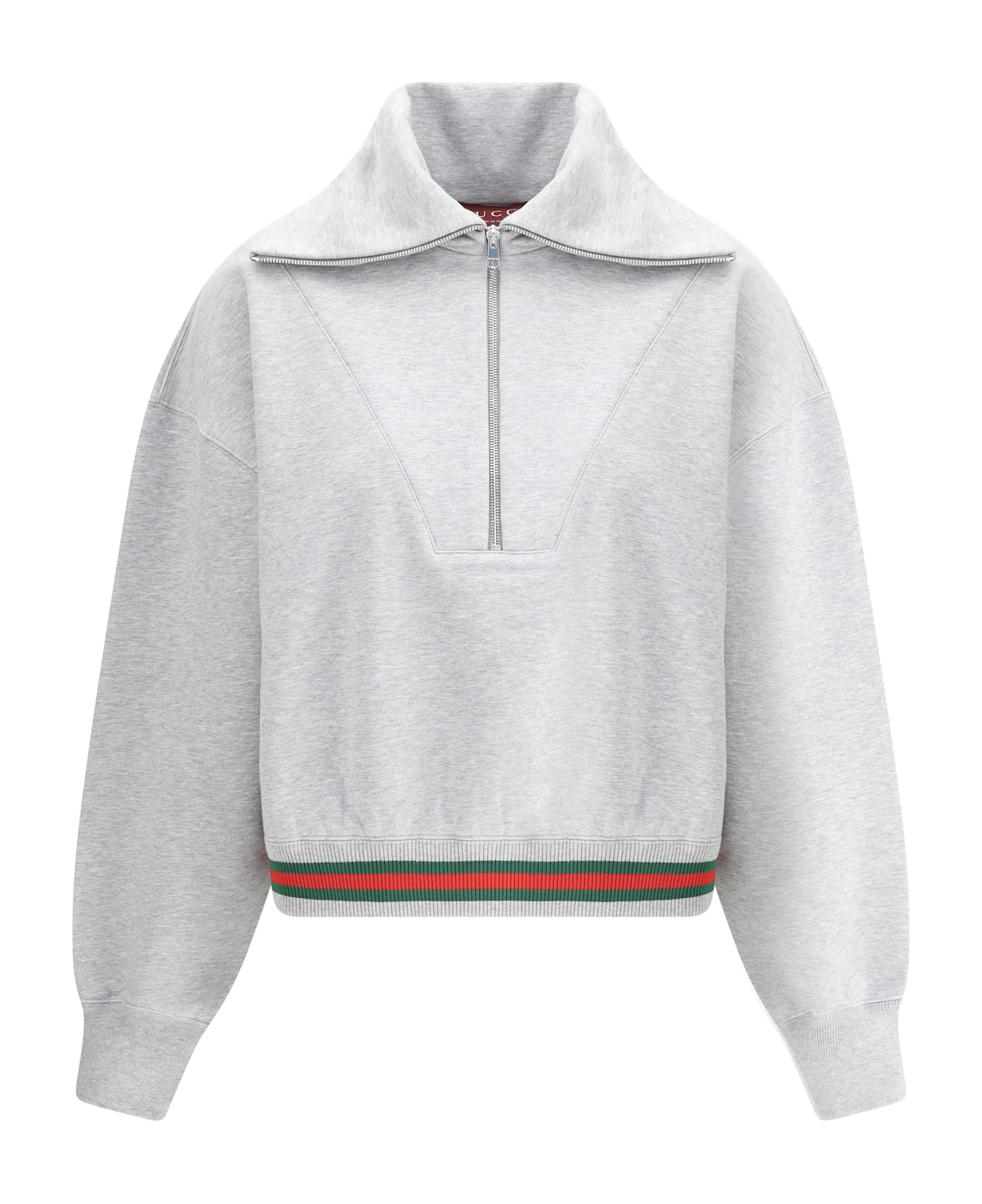 Gucci Zip Sweatshirt - Grey Melange/mix