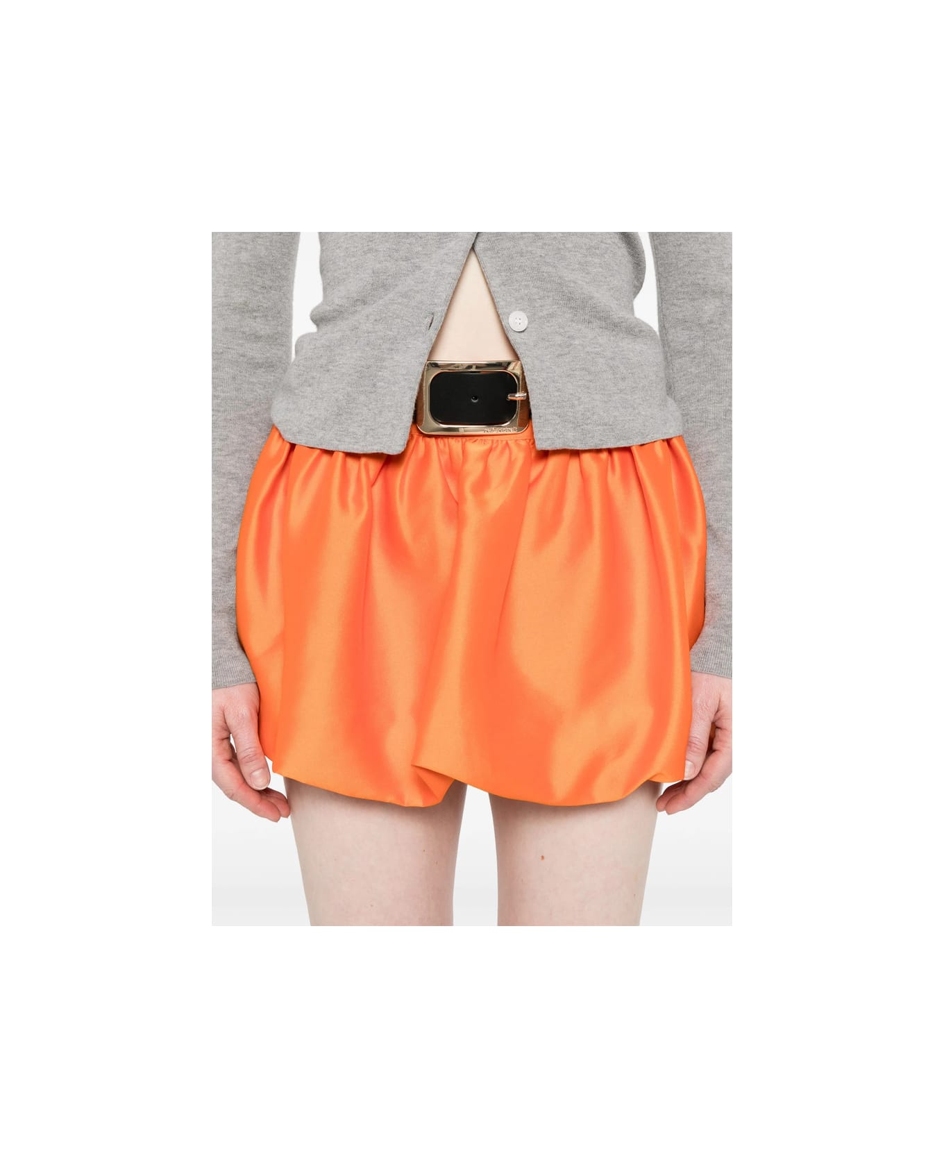 self-portrait Skirt - ORANGE