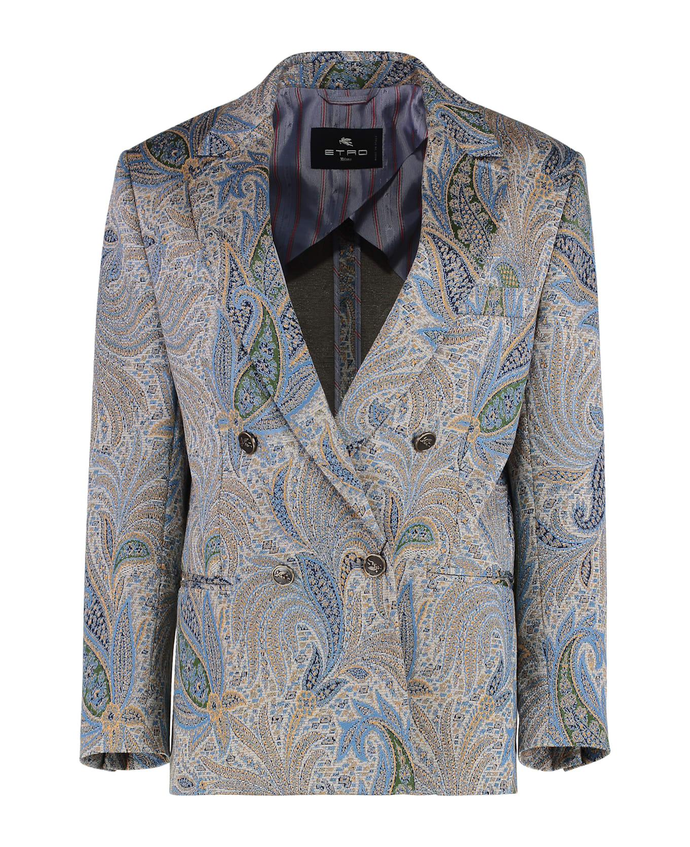 Etro Double-breasted Jacket - Multicolor