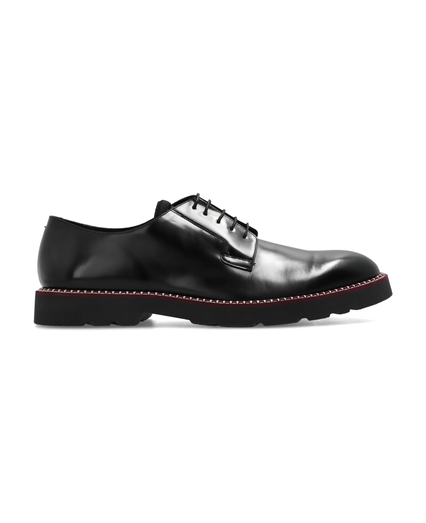 Paul Smith 'ras' Leather Shoes - BLACK ローファー＆デッキシューズ