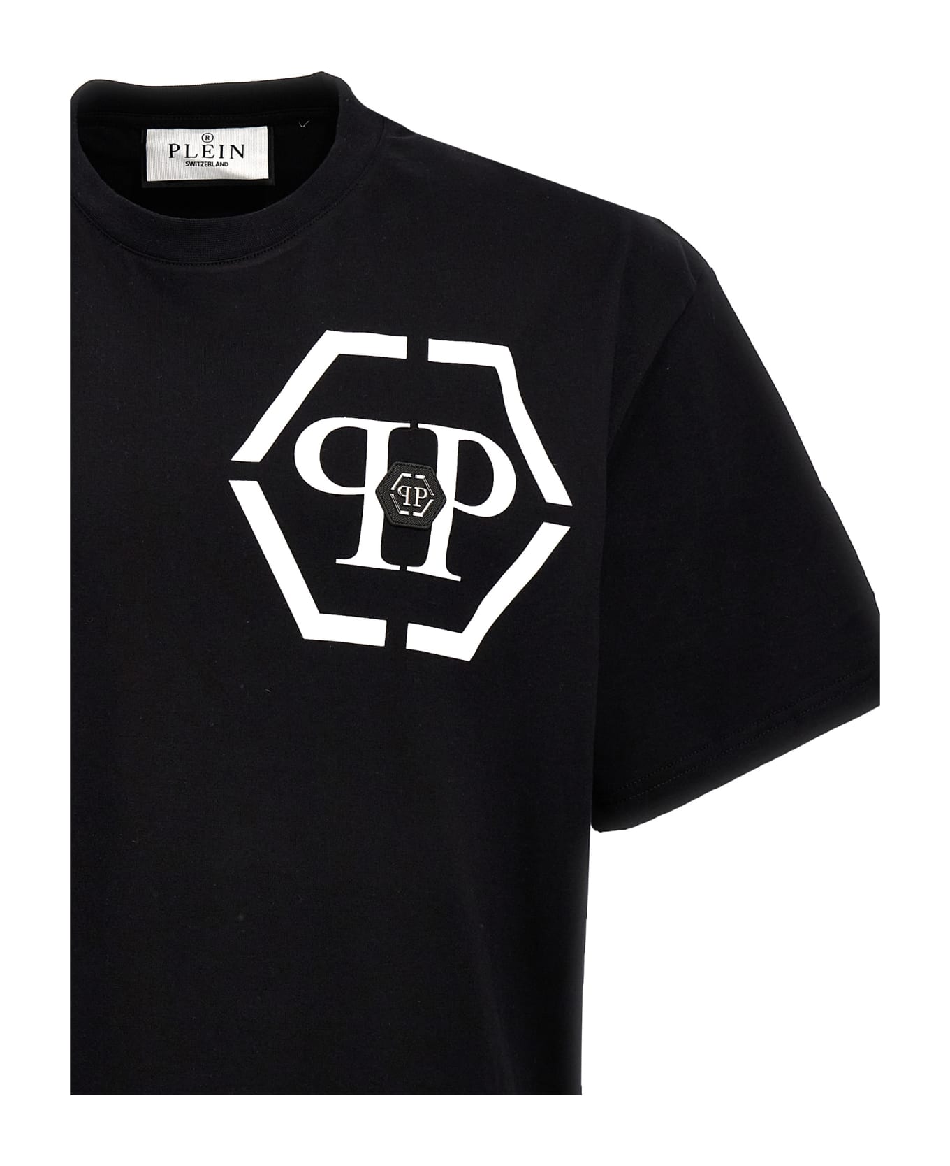 Philipp Plein Logo T-shirt - Black   シャツ