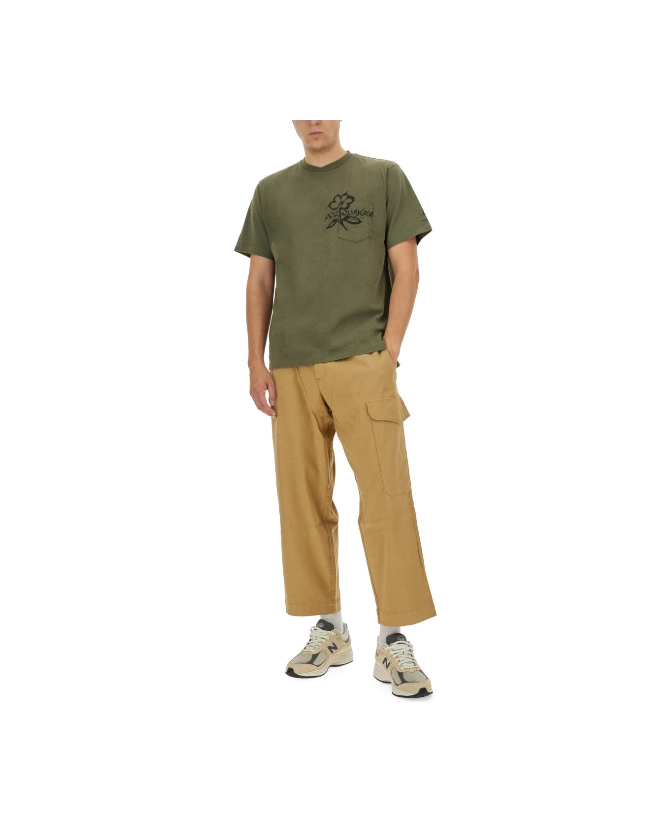 Engineered Garments Cotton T-shirt - GREEN