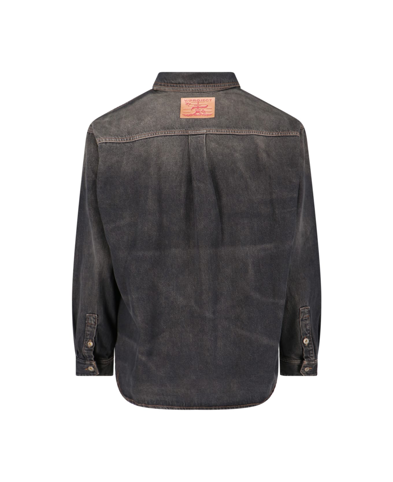 Y/Project 'hook And Eye' Shirt Jacket - Black  