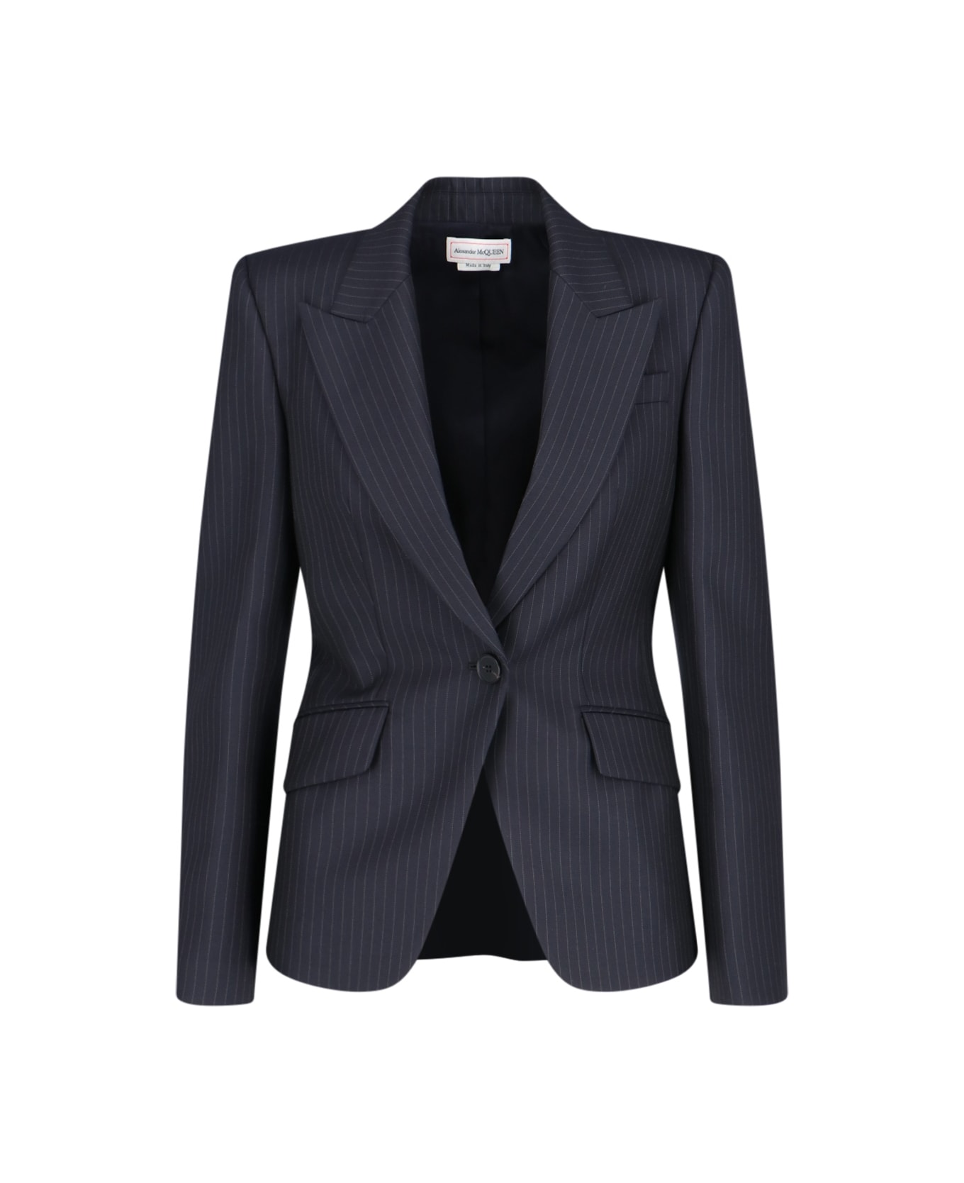 Alexander McQueen Single-breasted Blazer - Gray