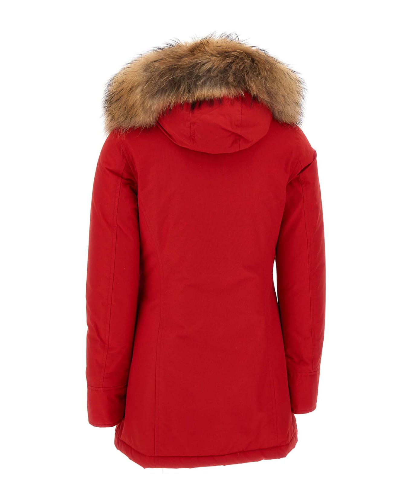 Woolrich "arctic Raccoon" Parka - RED