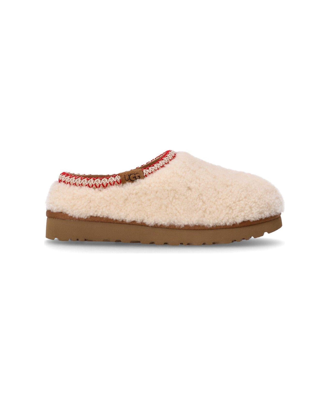 UGG Tasman Maxi Curly Slippers - Beige