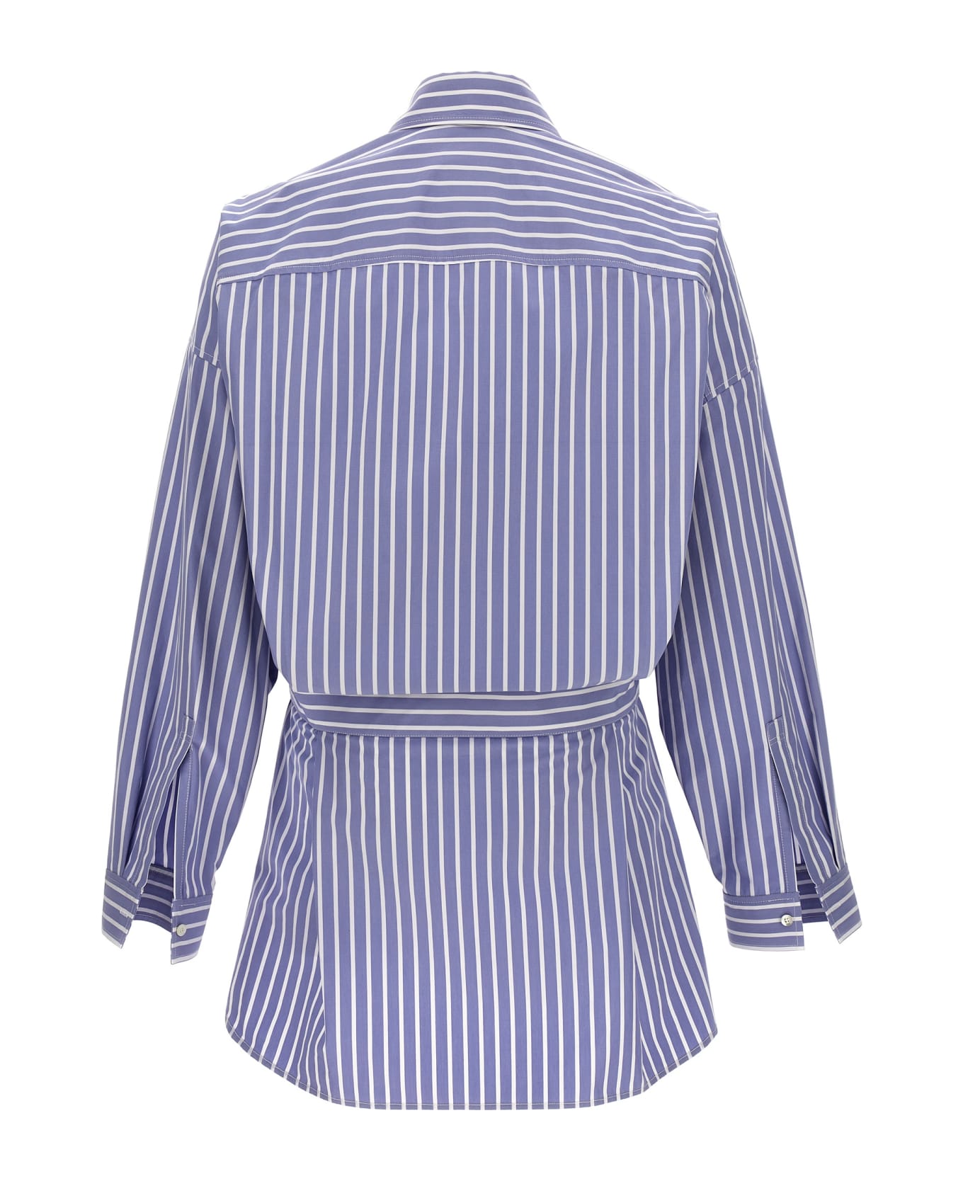 Mihara Yasuhiro Striped Shirt - Light Blue