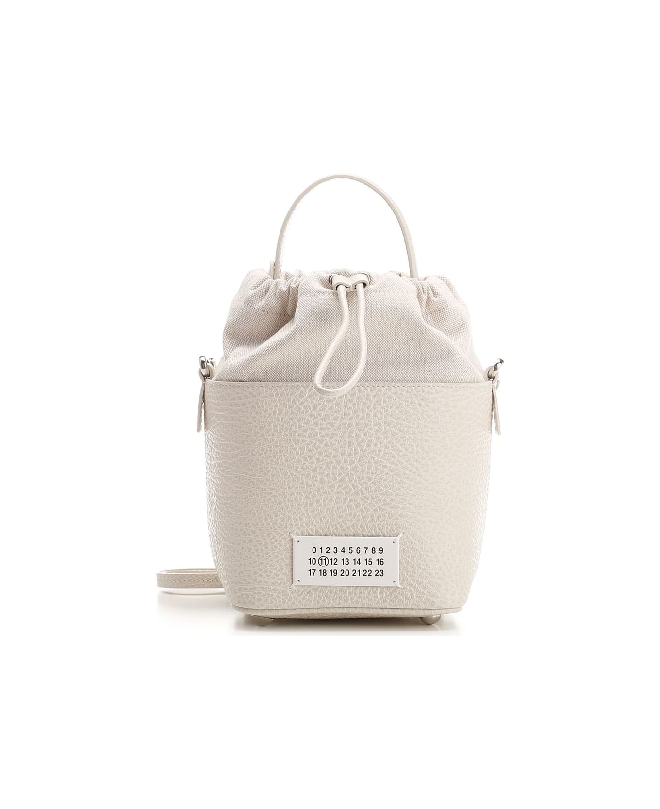 Maison Margiela "5ac" Small Bucket Bag - Beige