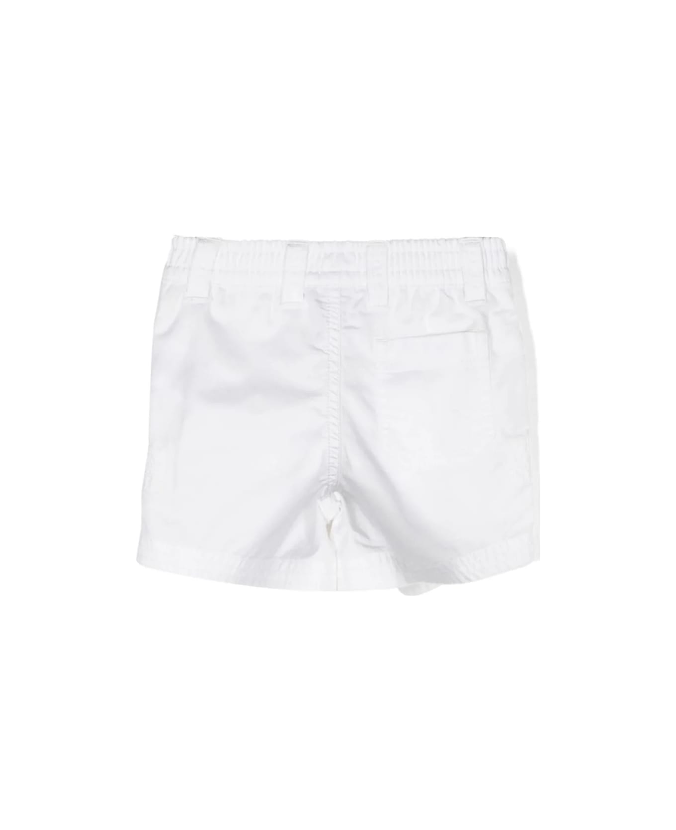 Ralph Lauren White Cotton Chino Shorts - White