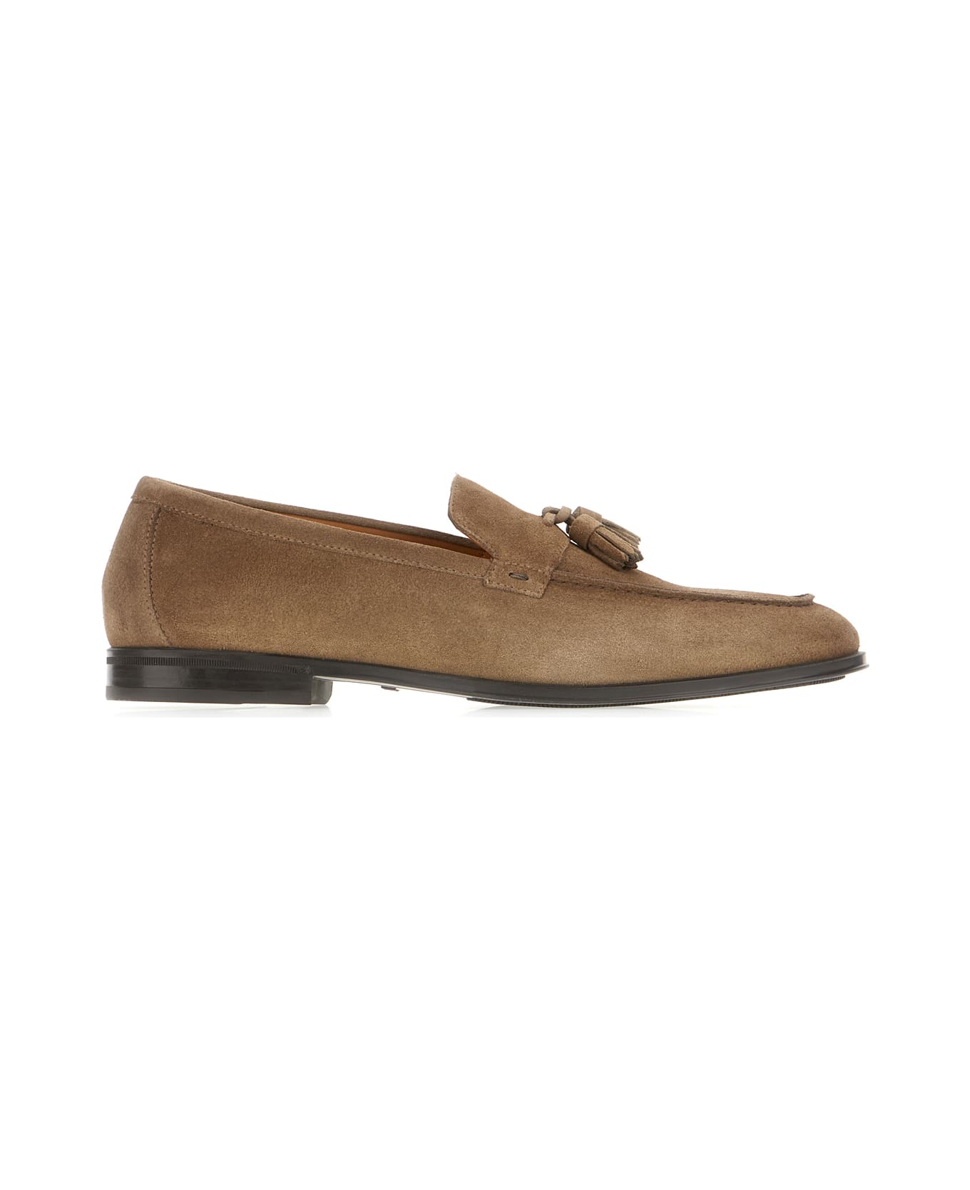 Doucal
s Brown Suede Loafers - JUKE CAMEL