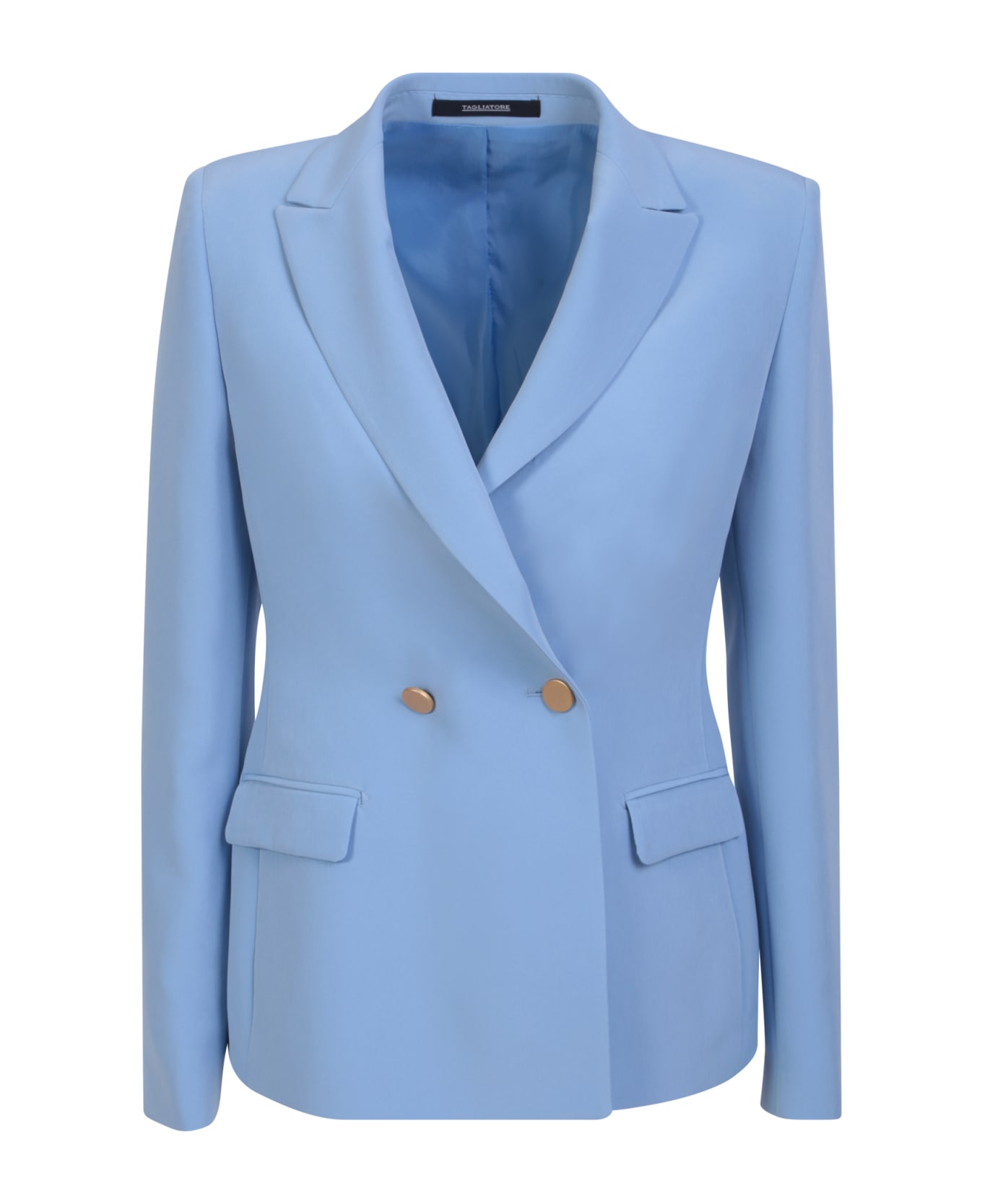 Tagliatore Light Blue Double-breasted Blazer - Blue ジャケット