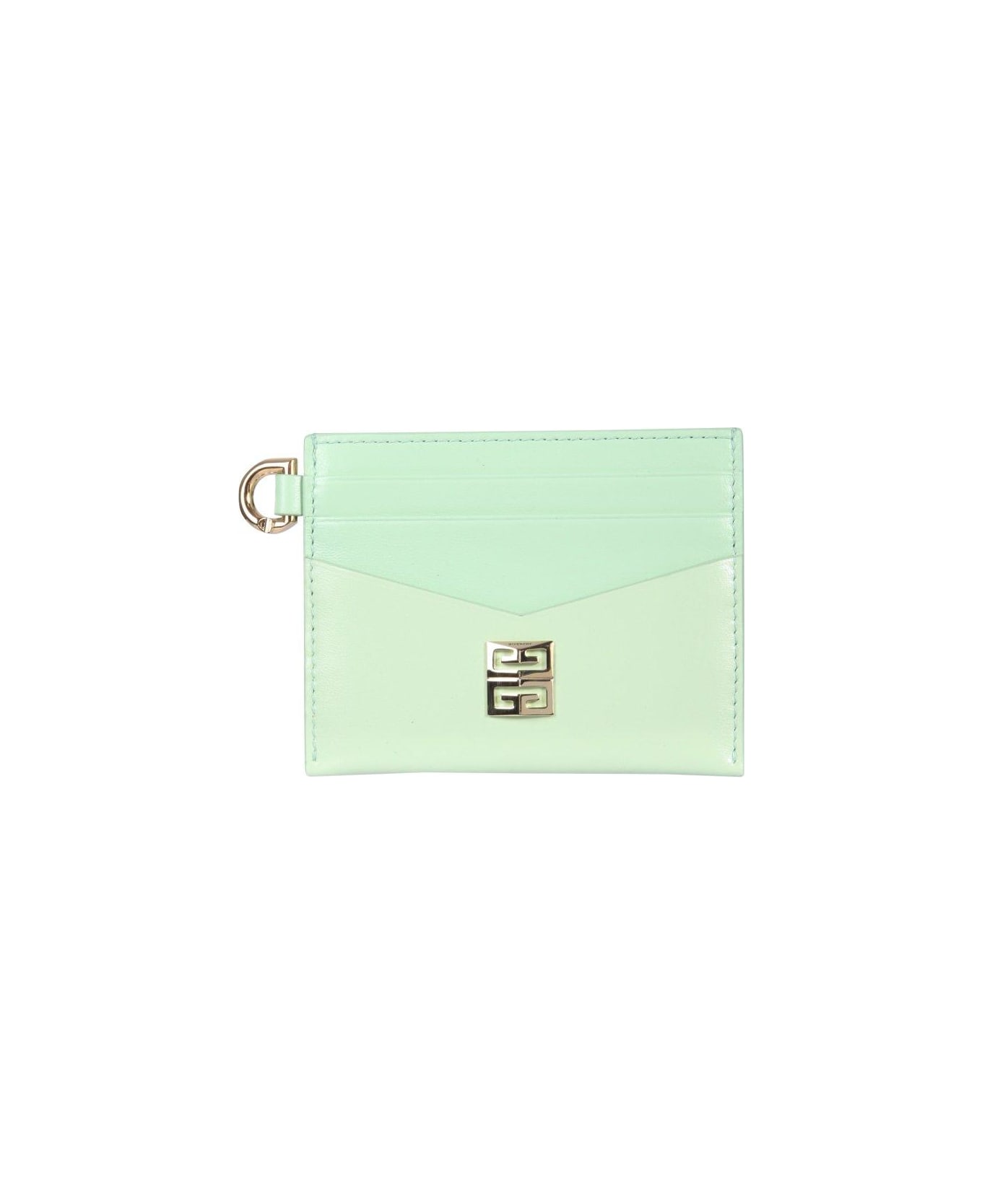 Givenchy Logo Plaque Card Holder - GREEN 財布