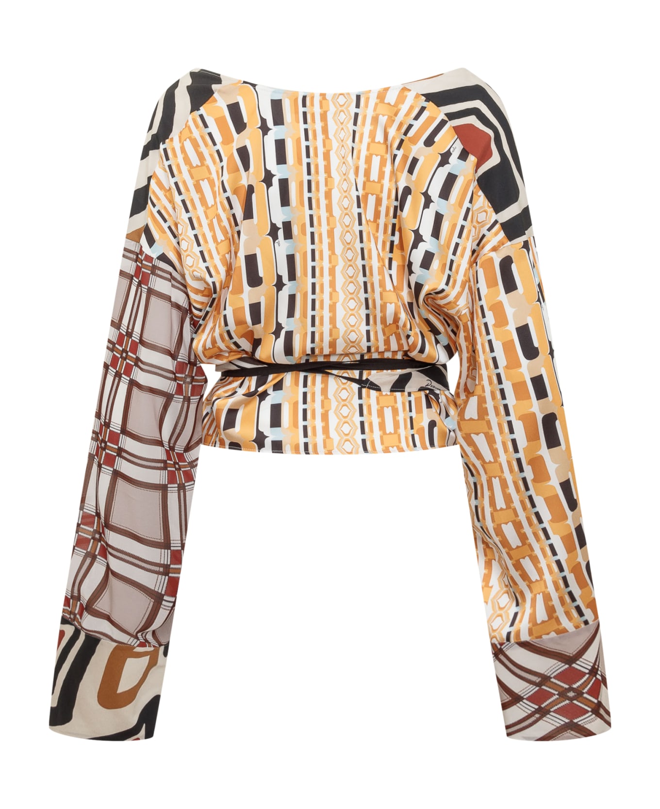 Dsquared2 Blouse With Print - MULTICOLOR
