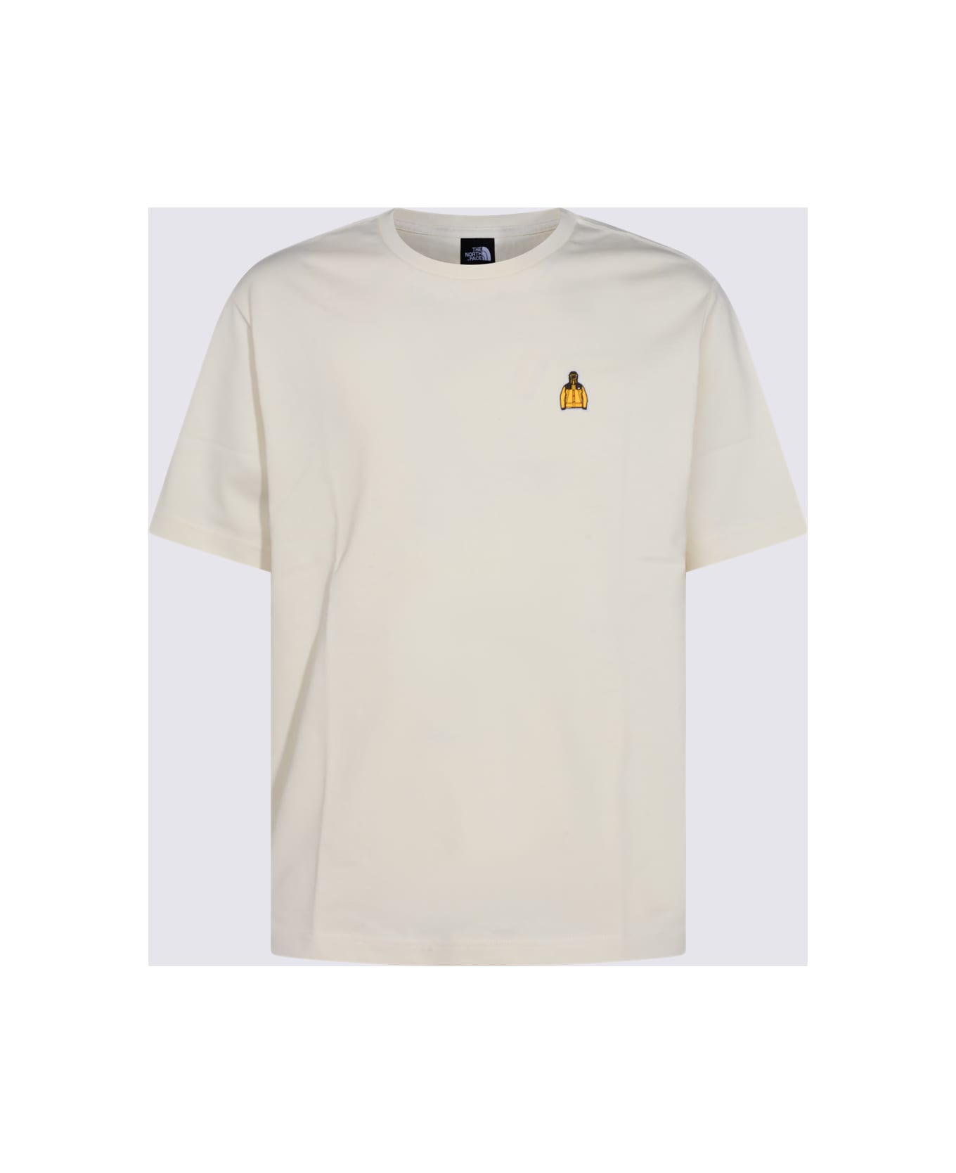 The North Face White Cotton T-shirt - WHITE DUNE