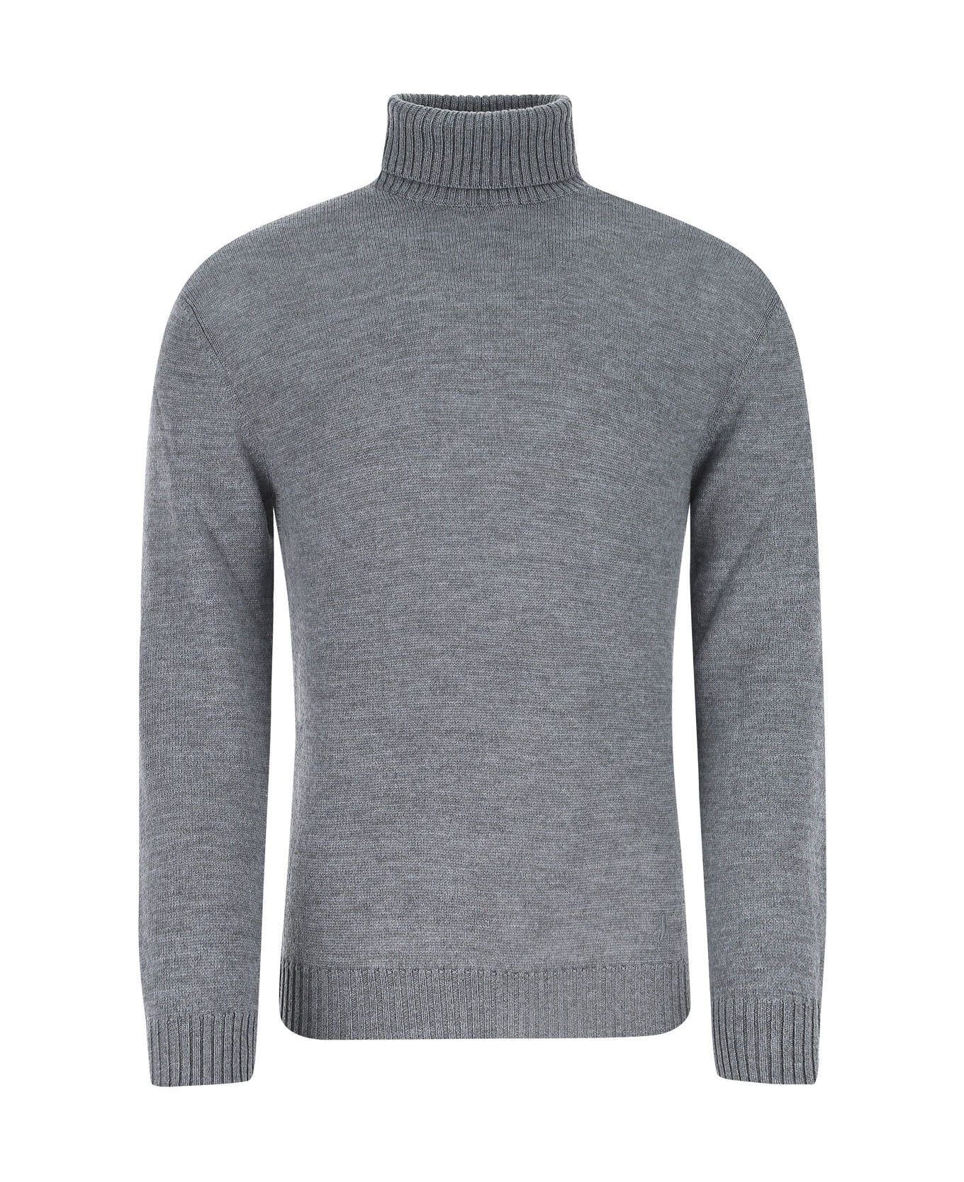 Jil Sander Grey Wool Sweater - GRIGIO