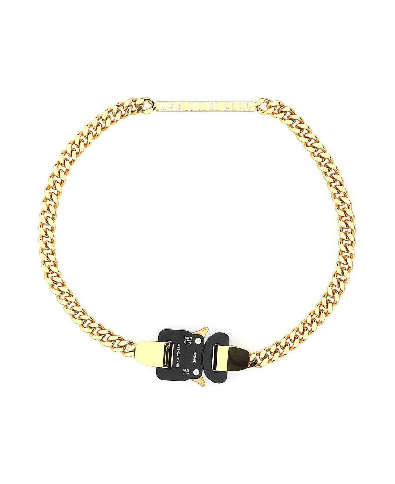 1017 ALYX 9SM Gold Brass Necklace - GOLDSHINY