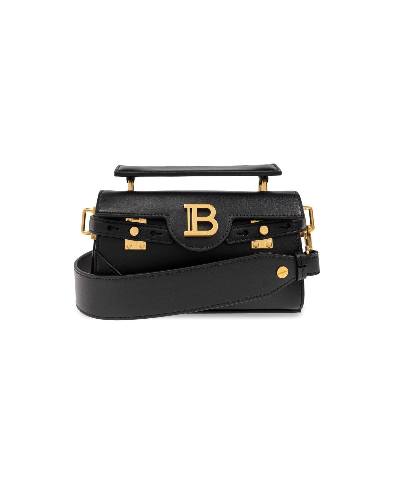 Balmain B-buzz 19 Top Handle Bag - Black