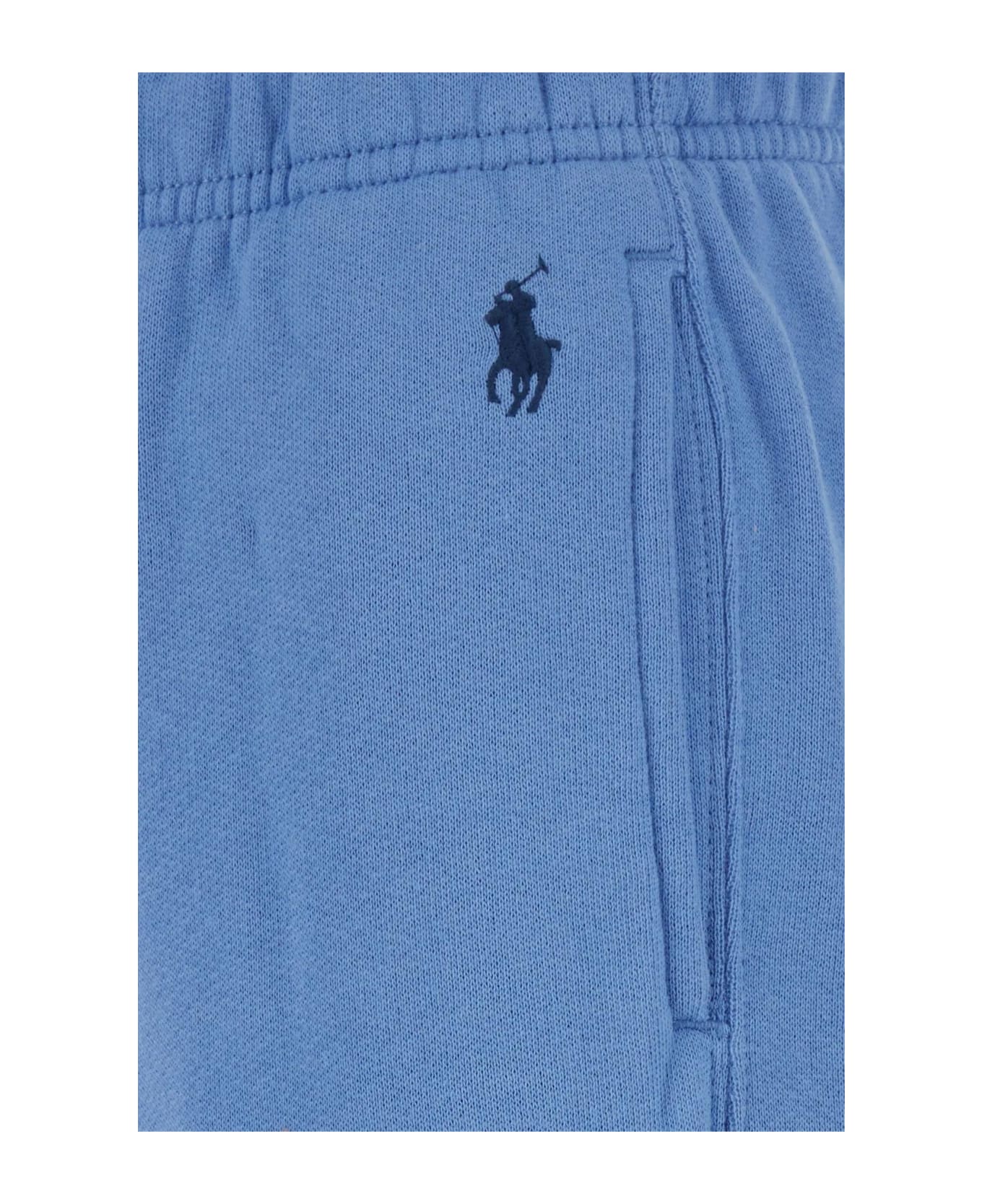 Polo Ralph Lauren Light Blue Cotton Blend Joggers - SUMMERBLUE ボトムス