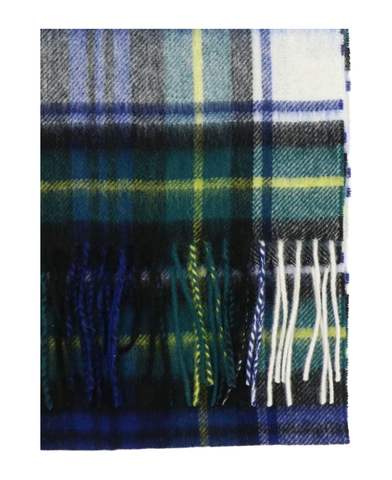 Barbour Tartan Fringed Edges Scarf - Dress Gordon