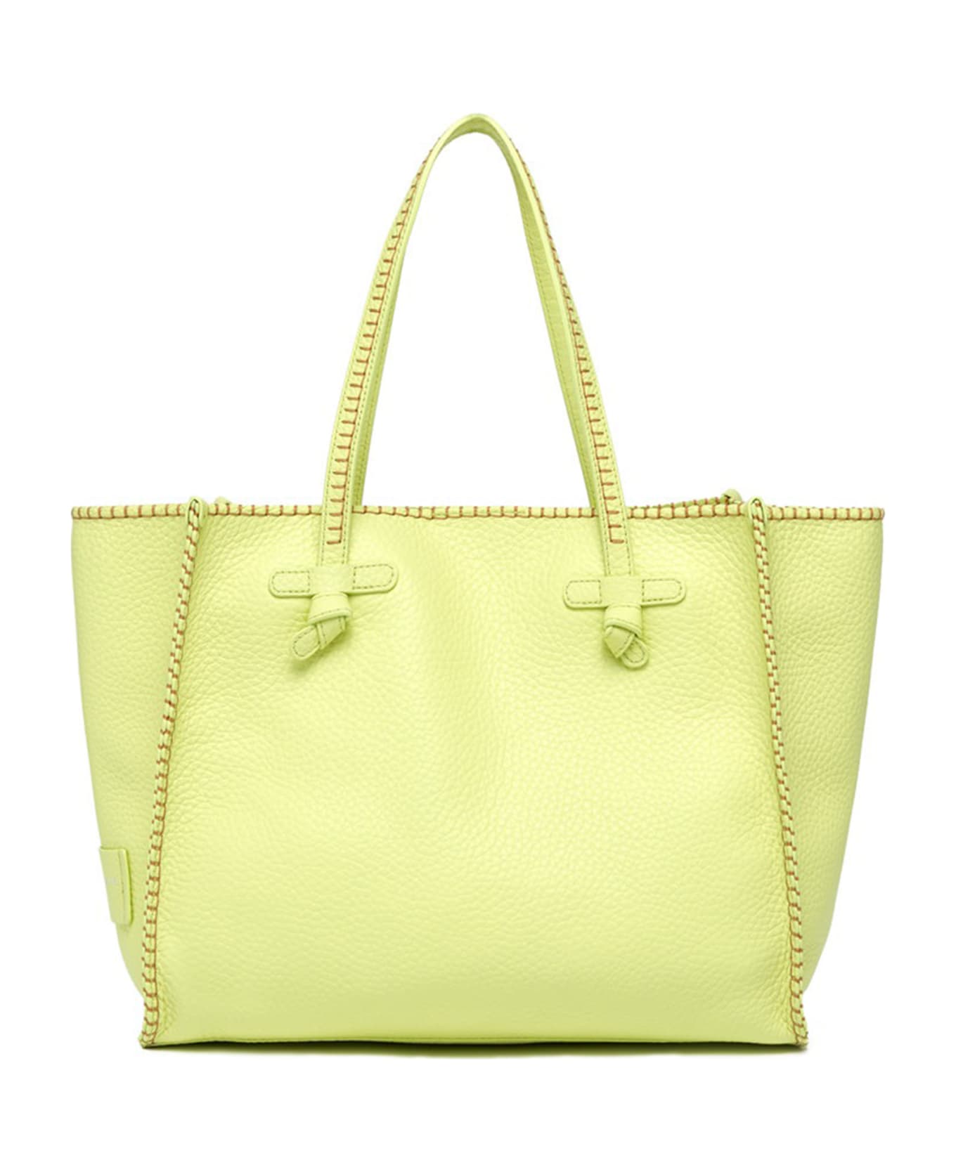Gianni Chiarini Marcella Shopping Bag In Bubble Leather - SUNNY LIGHT トートバッグ