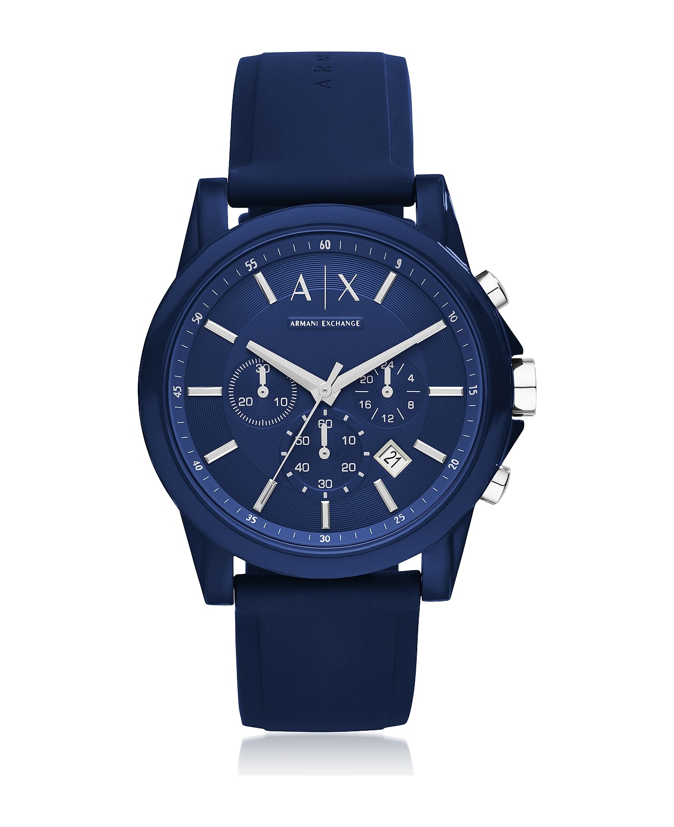 Armani Collezioni -- Nylon Men's Watch - Blue
