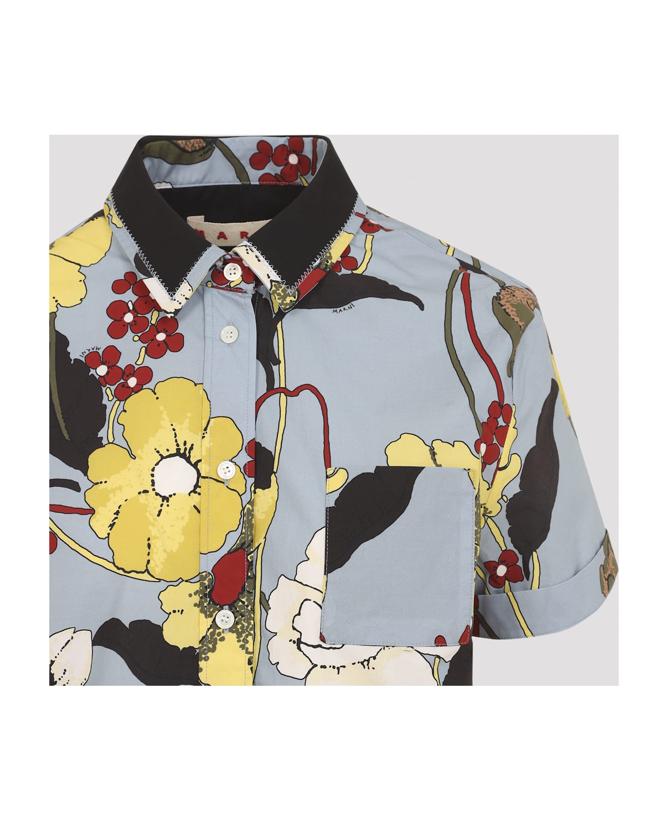 Marni Cotton Shirt - Sky