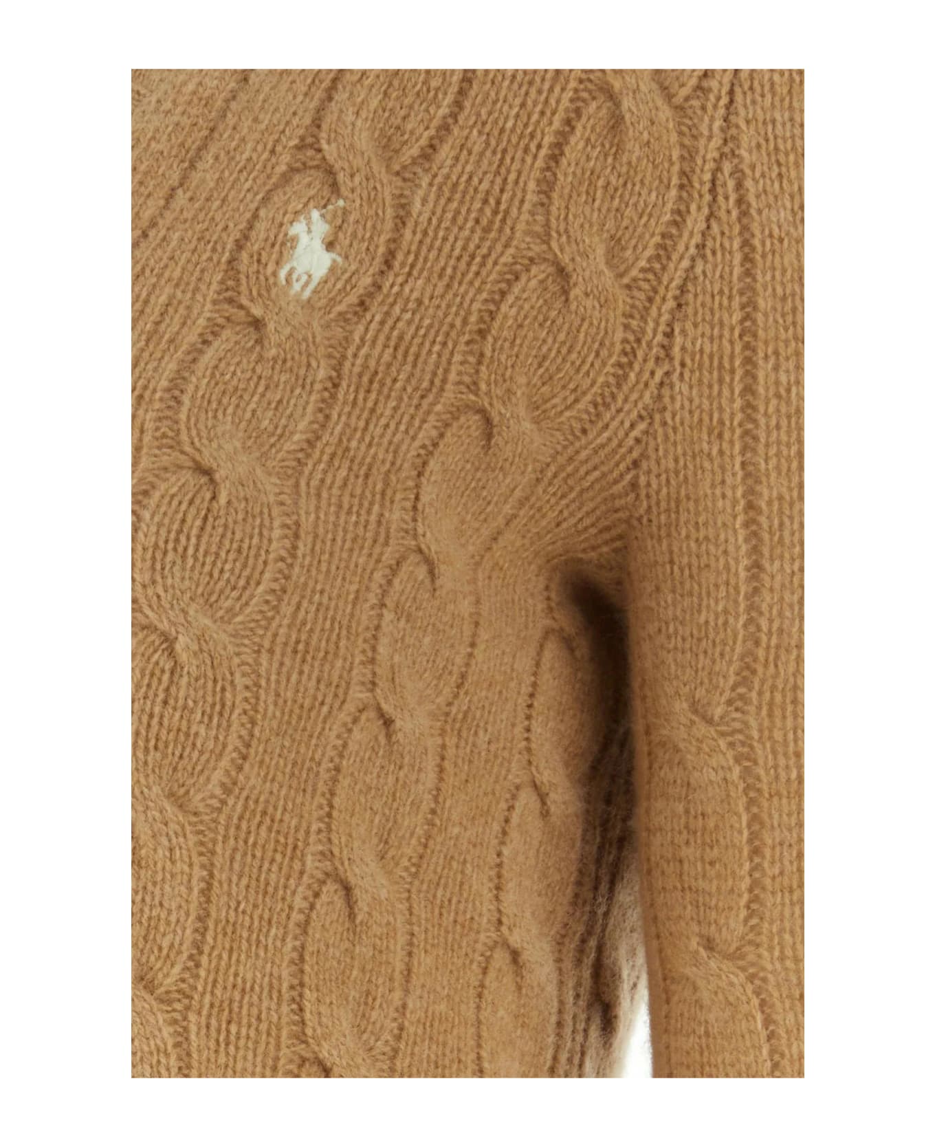 Polo Ralph Lauren Camel Wool Blend Sweater - Camel