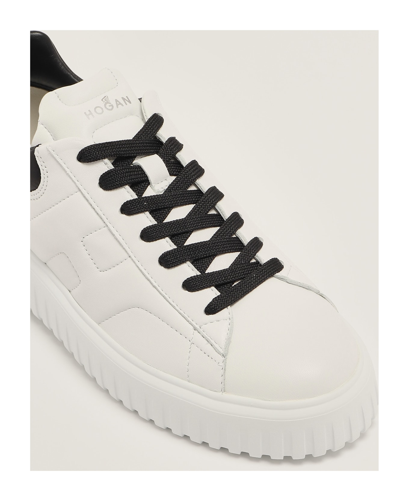 Hogan H-stripes Allacciata H Sneaker - BIANCO