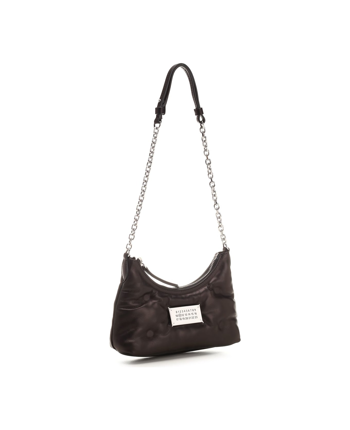 Maison Margiela "glam Slam" Micro Hobo Bag - Black