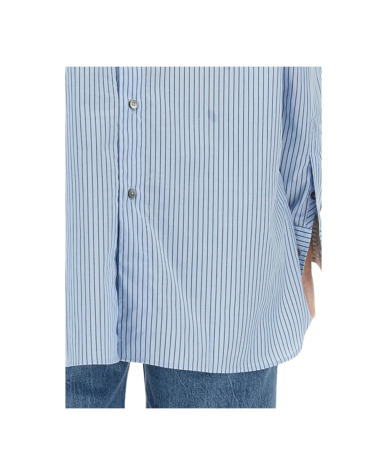 Paul Smith Striped Shirt - BABY BLUE シャツ