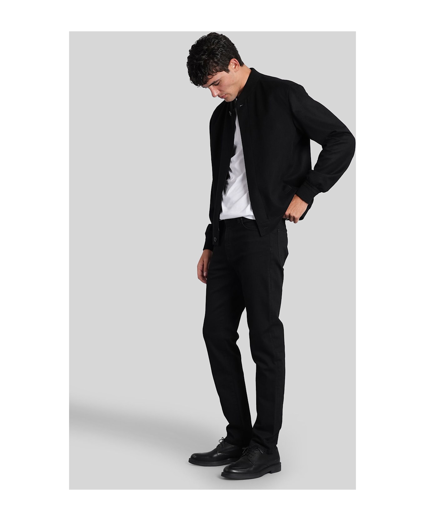Zegna Jeans In Black Denim - black