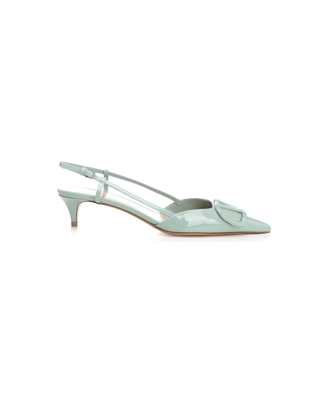 Valentino Garavani 
v Logo
 Slingbacks - Light blue
