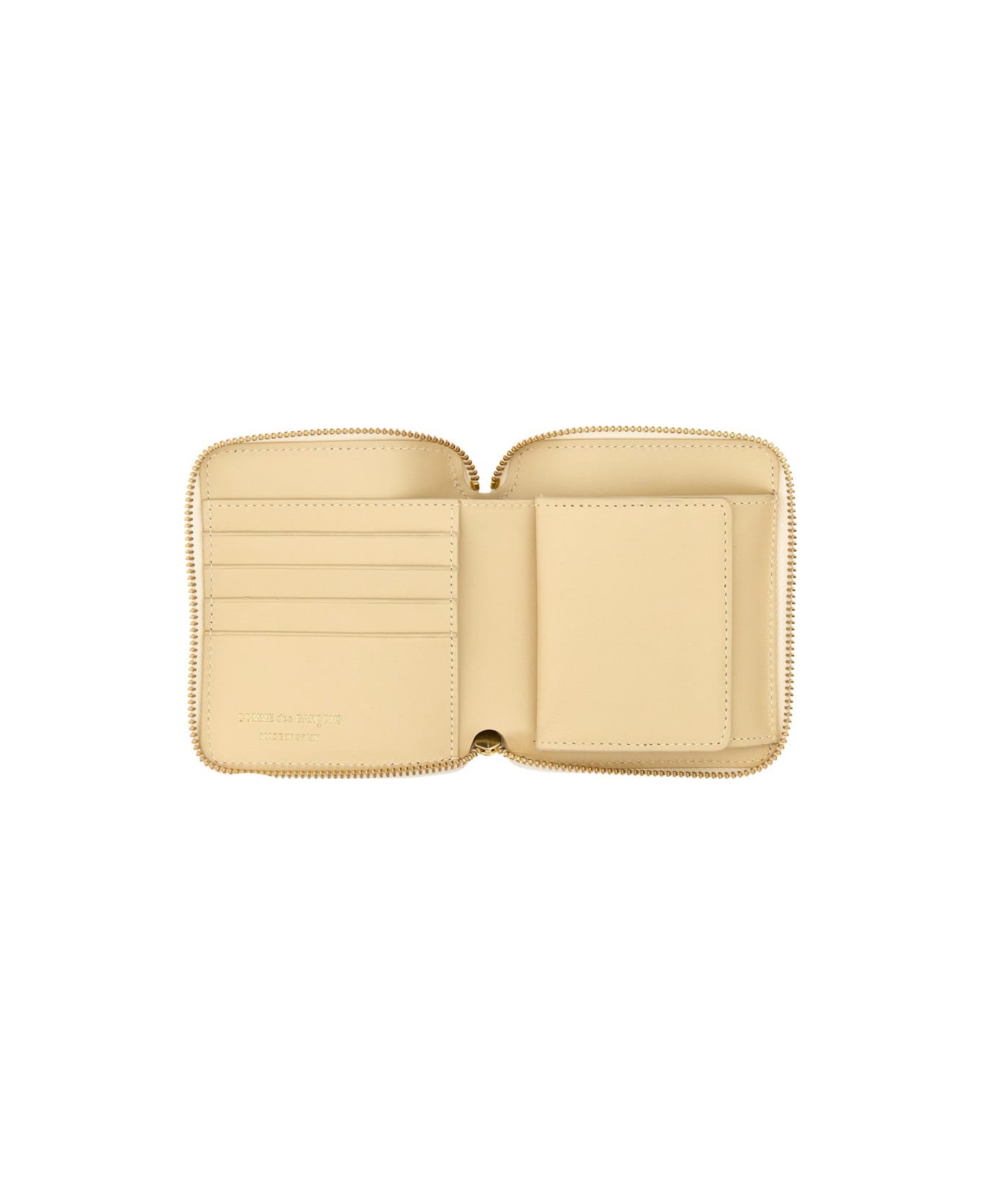 Comme des Garçons Wallet Zipped Wallet - WHITE