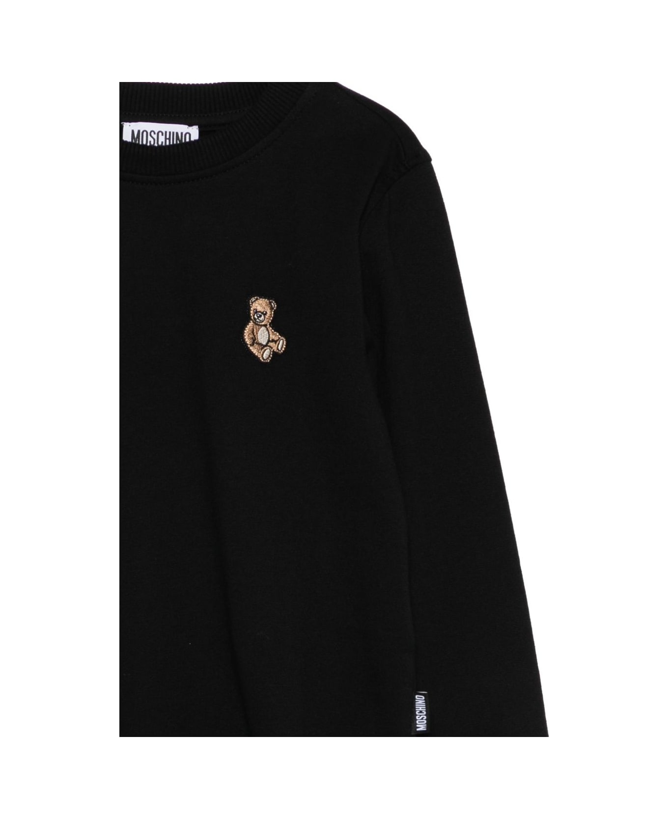 Moschino Kids Embroidered Sweatshirt - Black