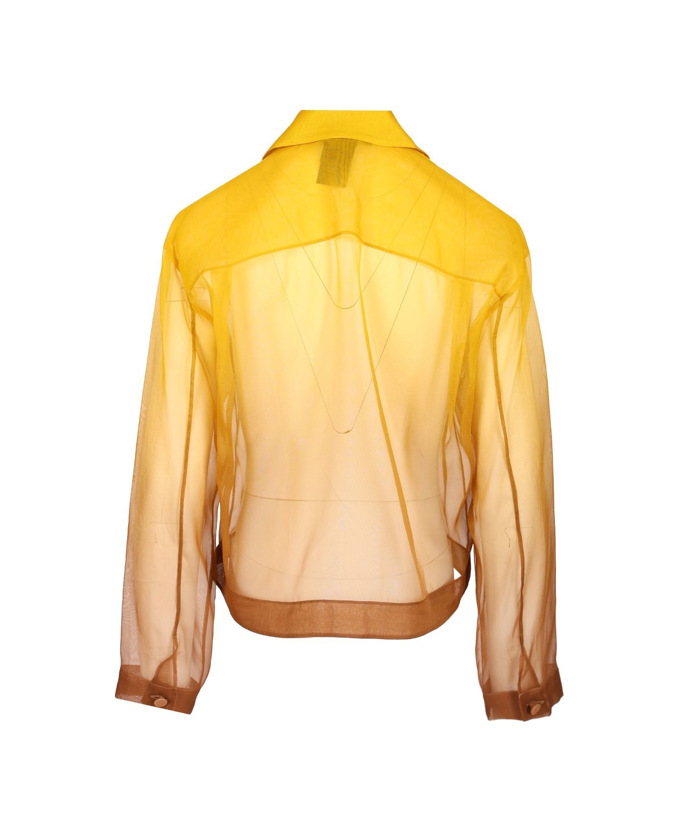 Davina Short Shirt Degrade' Silk Organza - Thumbnail 3